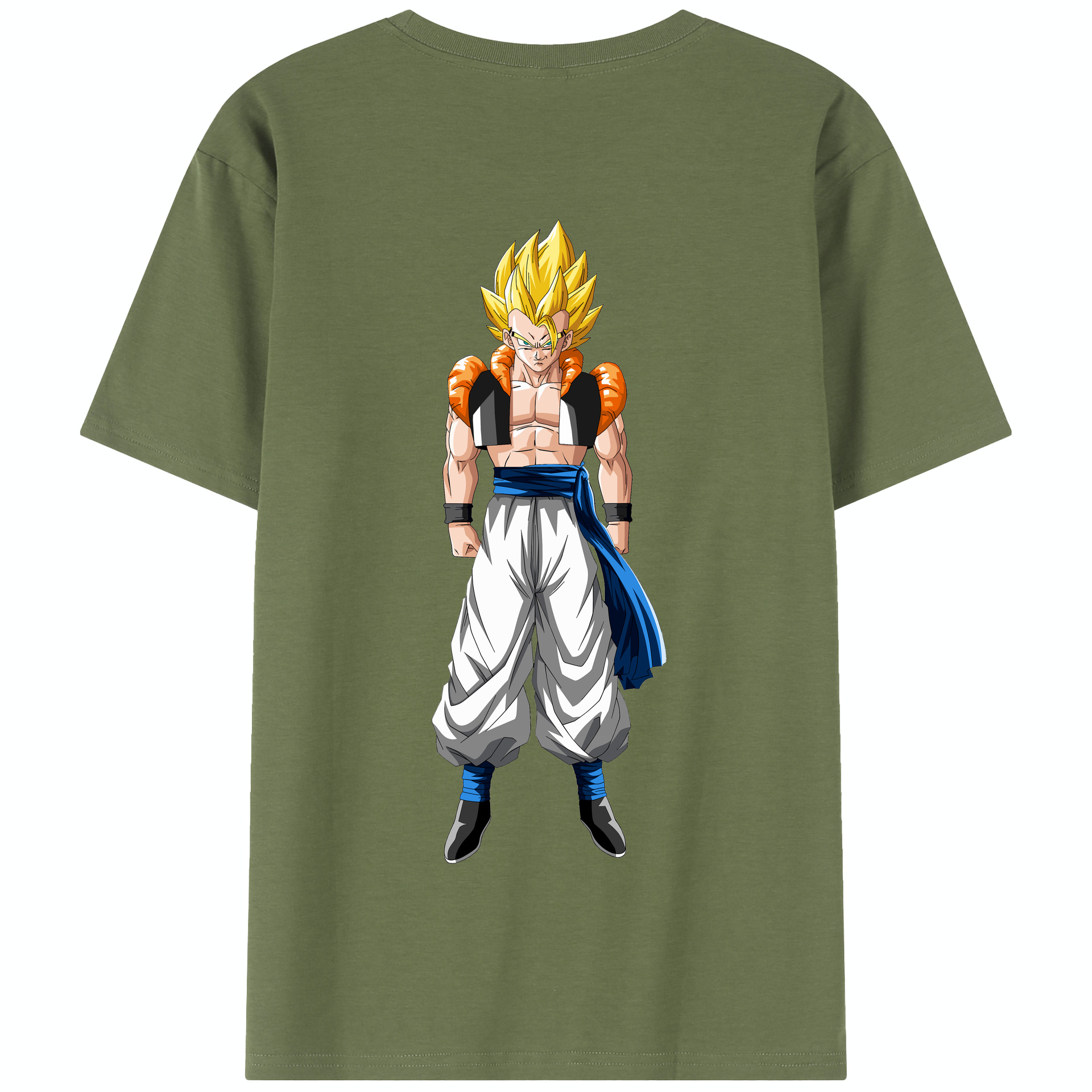 （画像用） ドラゴンボール ベジータ四世（Bejīta Yonsei）DRAGON BALL Vegeta IV 綿100％半袖Tシャツ（背面プリント）